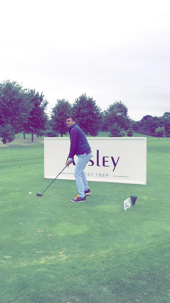 ApsleyBespoke's tweet photo. Our master tailor, @Arshad_Apsley, getting into the swing of things at the #womensinv today. http://t.co/7jWJRjLpG9