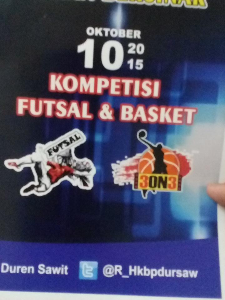 Hay kamu kamu Remaja HKBP di Distrik Jakarta,Bekasi,Banten yuk daftar di Duren SAWIT Cup 2015!