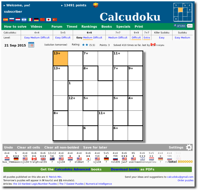 calcudokudotorg's tweet image. EIGHT million puzzles solved! calcudoku.org #calcudoku  ... please retweet! :-)