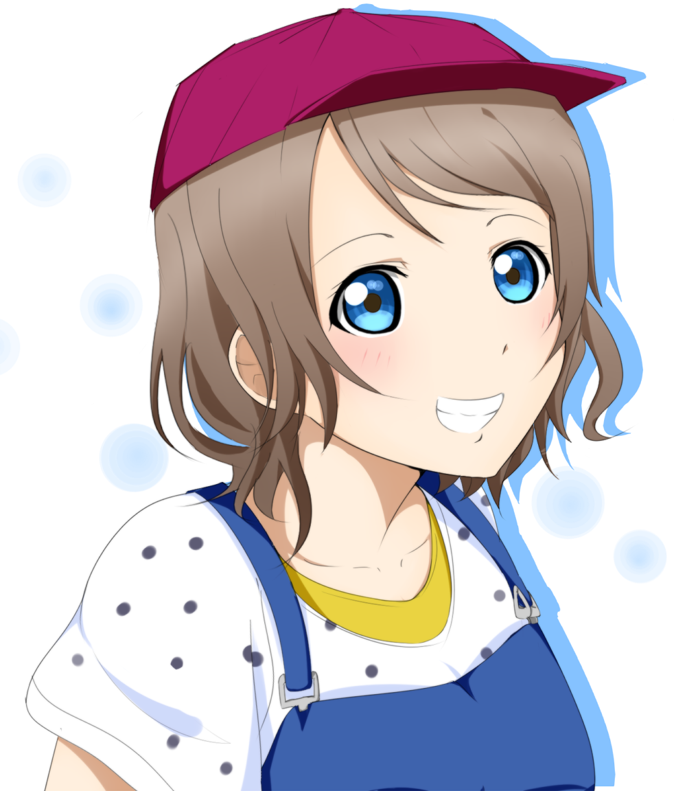 渡辺曜 「曜ちゃん初描き」|ｼｦのイラスト