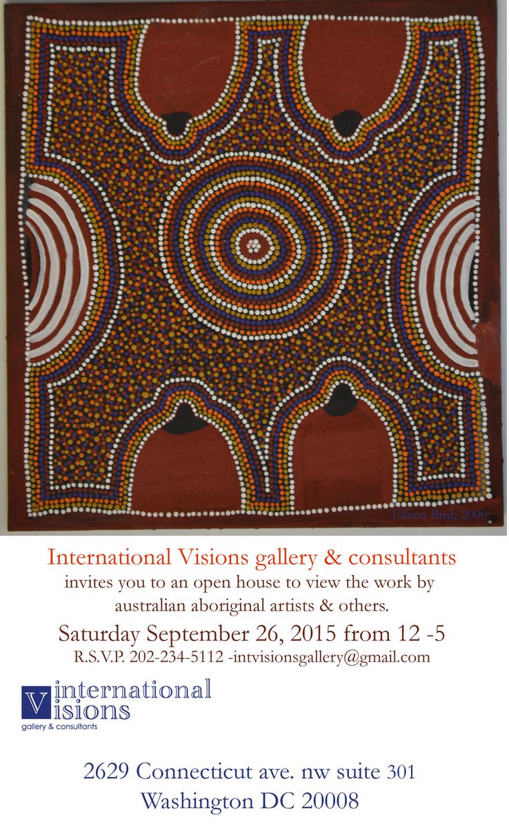 International Visions is having an open house as part of our "September Spotlight on Aboriginal Artists!" See invite!