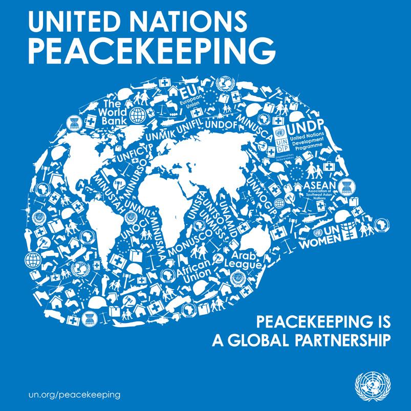 UNPeacekeeping's tweet image. Today's #peaceday theme is partnerships! See why UN Peacekeeping is unique global partnership. bit.ly/1oMltvl