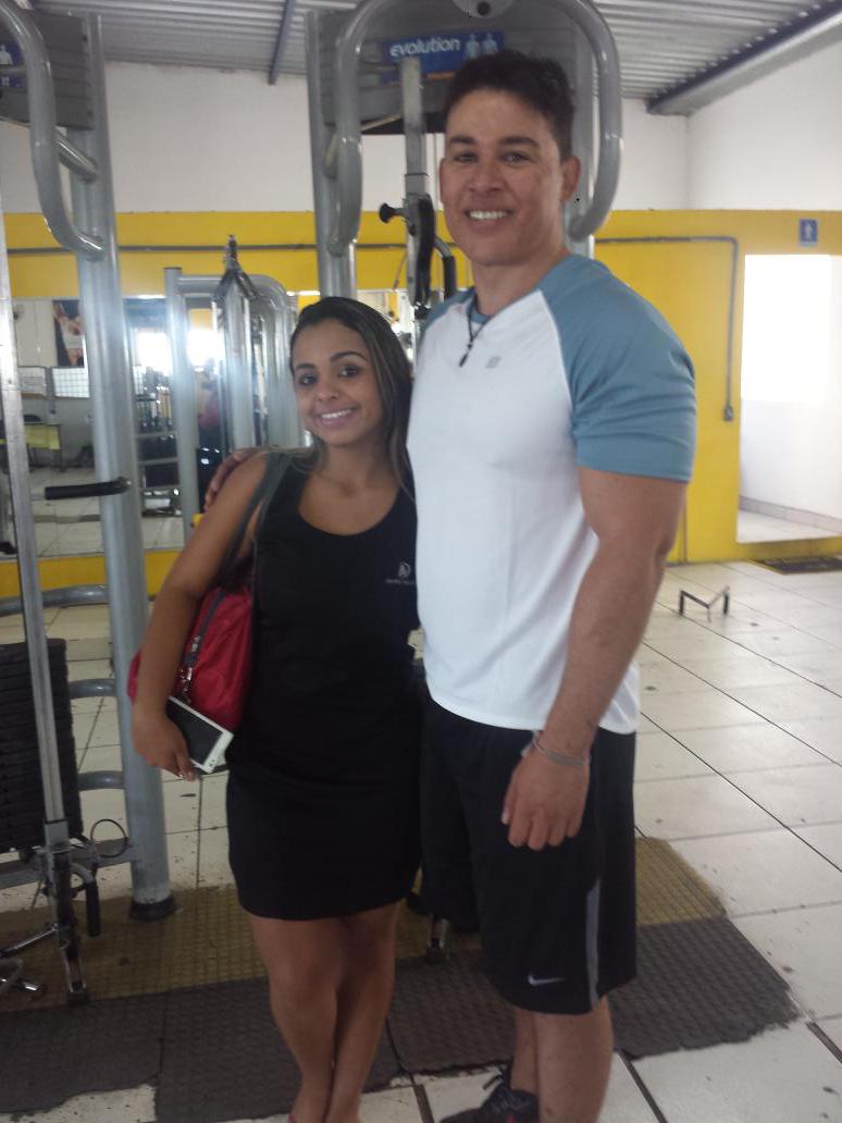 Meu aluno Eduardo e Minha Esposa e aluna Daiana.