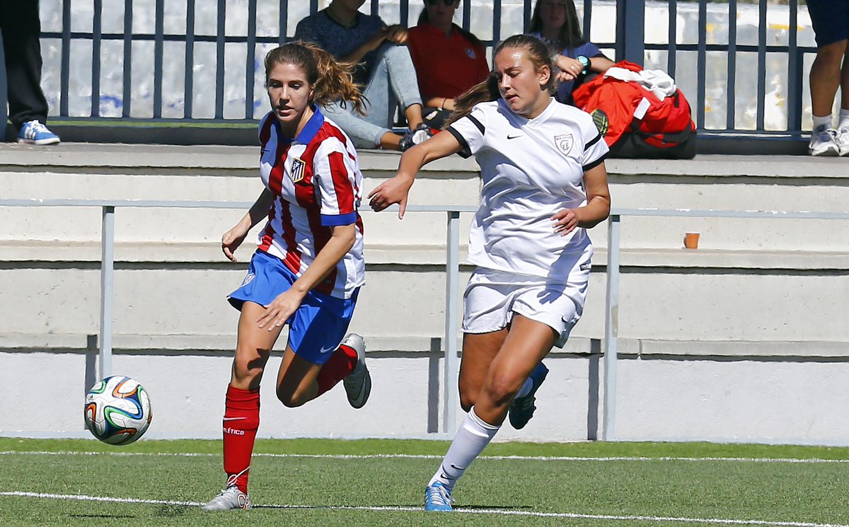 AtletiFemenino's tweet photo. 📷 Algunas de las imágenes del empate de ayer entre el Féminas C y el Madrid CFF (1-1). #AúpaAtleti #Academia http://t.co/5uogRLp47v
