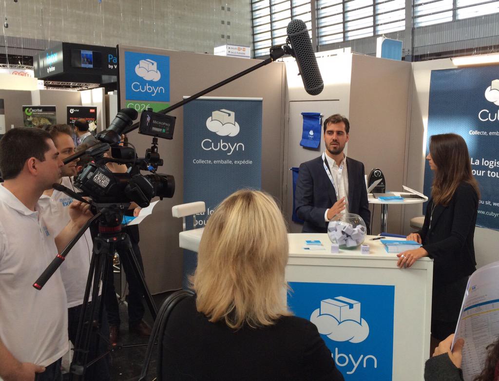 lanicet's tweet image. Stand C026 #cubyn| Salon du ecommerce interview @cubyn_ #EXP15 #ecommerce #logistique