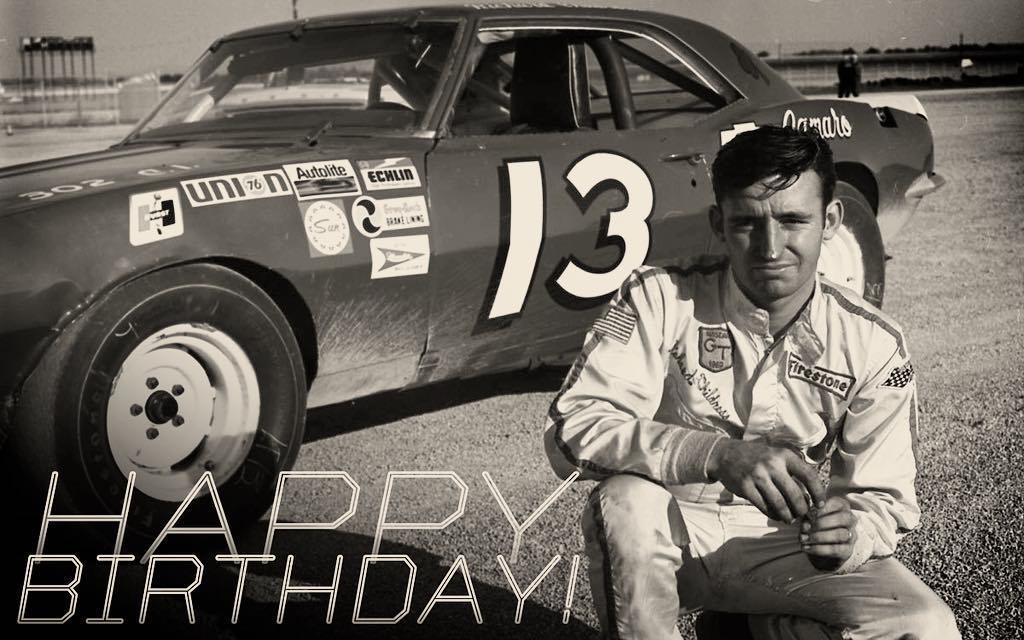 HAPPY BIRTHDAY today to Richard Childress! Here he is with the Camaro he drove in the 1st race ever held here at \D 