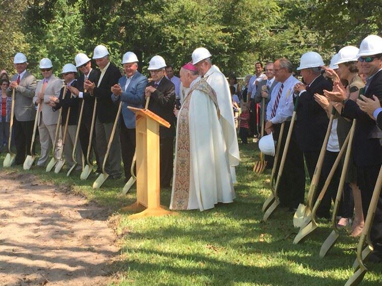4 Years in the making, but finally broke ground on the new church at St. John the Baptist in Zachary!