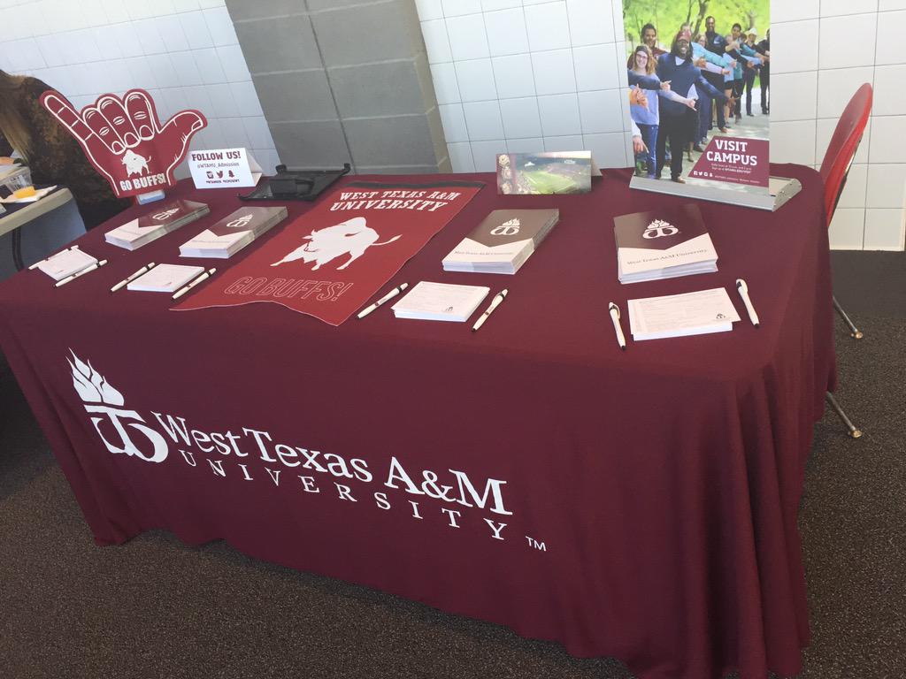 WT_Sed's tweet photo. #TerrellHighSchool the #BuffsAreBack come check us out to see what it's like to be a #BUFF #WTAMU20 #GoBuffsGo http://t.co/bSEsPWecF1