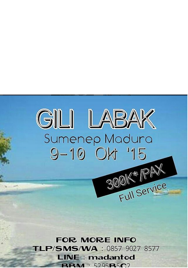 Madantod's tweet photo. yuk ikutan Open Trip Gili Labak, Sumenep, Madura !!!! http://t.co/8aHWljXoyW