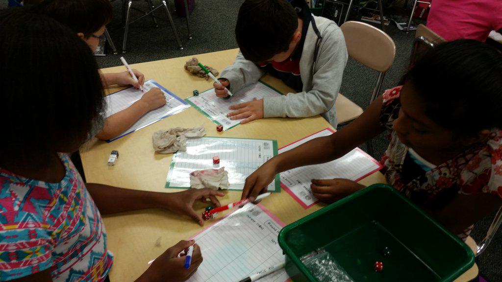 MrsSteelKeelor's tweet photo. @Poe3rdGrade working together in small groups to review rounding. Math Talking it up! @PoeMagnetES @wcpssmathelem http://t.co/cOkOGDBkFa