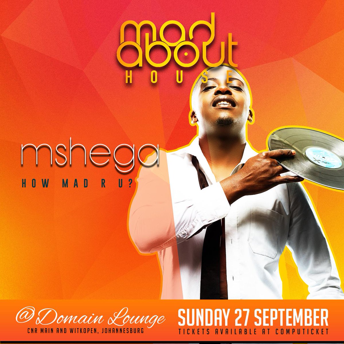 YuleD's tweet photo. This Sunday:
Malankane 
Infinite Boys 
QT 
Mahogany
#MadAboutHouseJHB http://t.co/COCp7Nzl5M