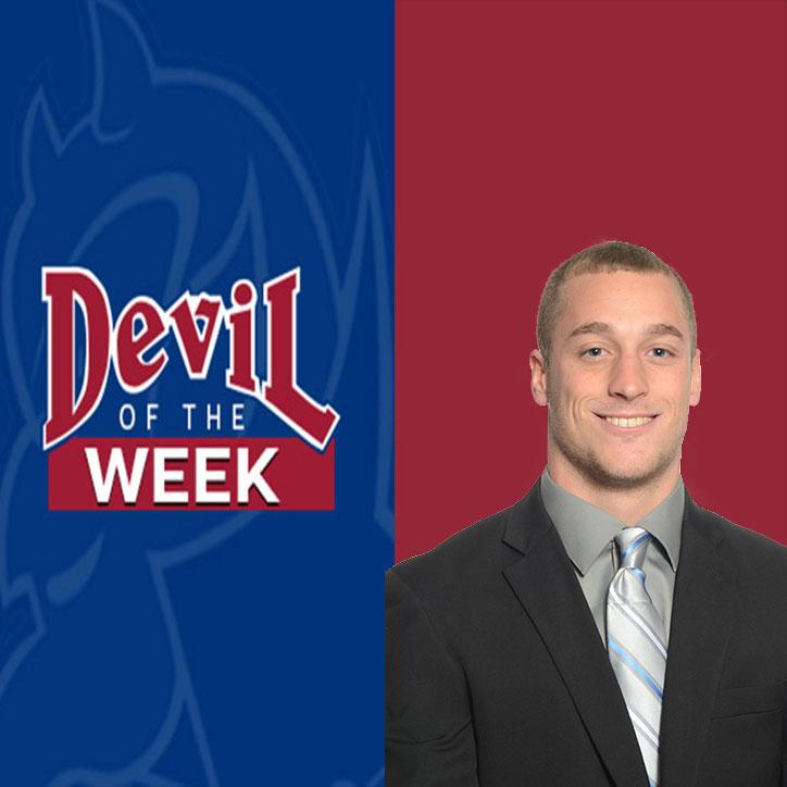 FDUDevils's tweet photo. @FDUFootball senior linebacker Nick Galletta is the Devil of the Week! http://t.co/orDBBRINpM  #DOTW http://t.co/wW9j5lyqHN