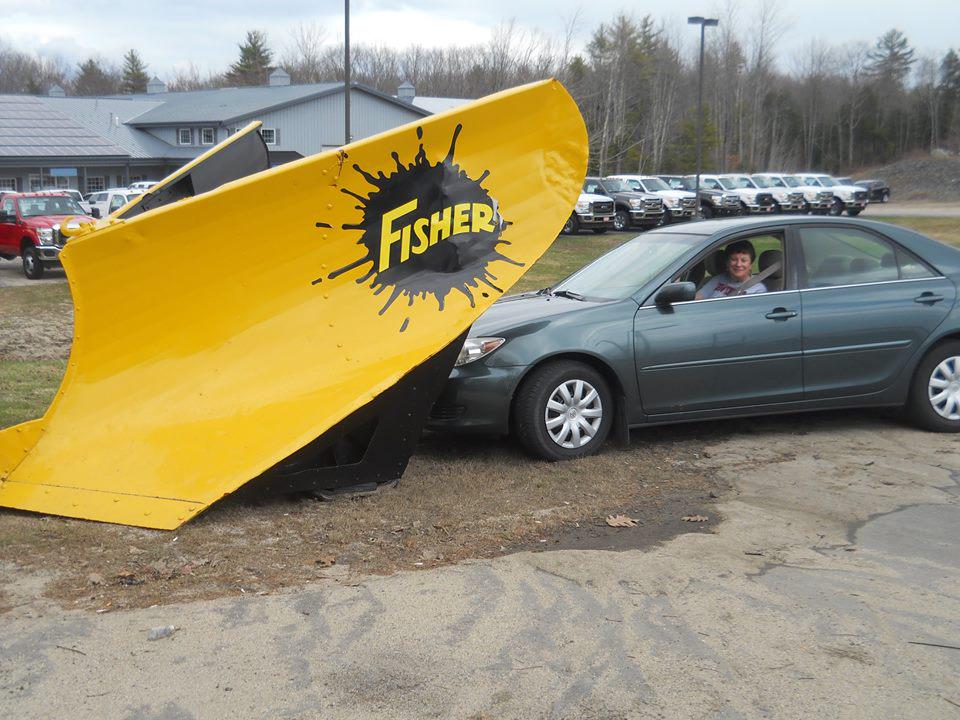 FisherPlows's tweet photo. Wedge plow from Sam in Arundel, ME. If only. Send us your shots: http://t.co/KdthCnfKyq http://t.co/Hod3mHxe7W