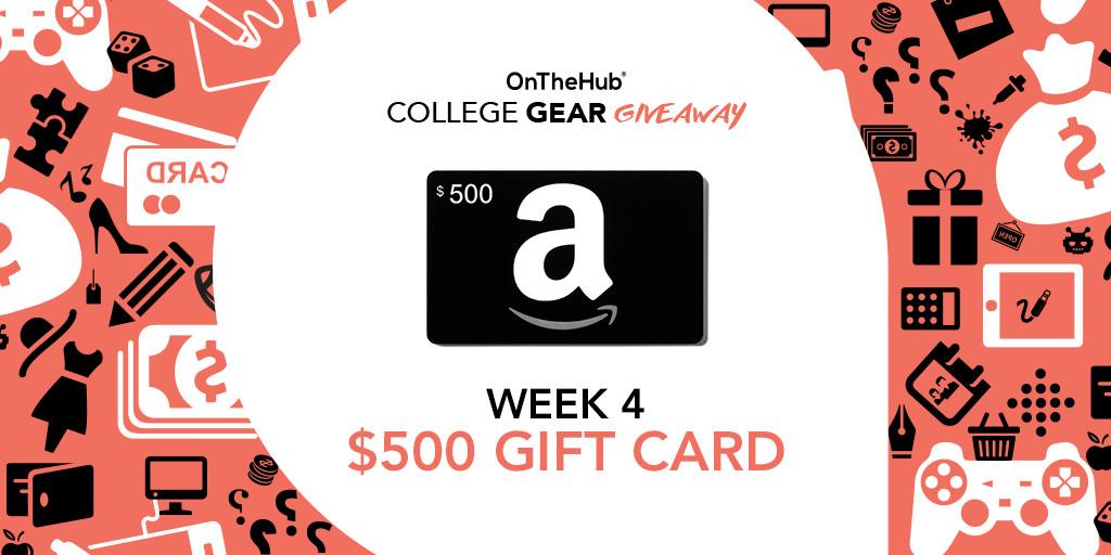 We're giving away a $500 @Amazon gift card this week! 💵 Enter our #CollegeGearGiveaway: bit.ly/CollegeGearGiv…