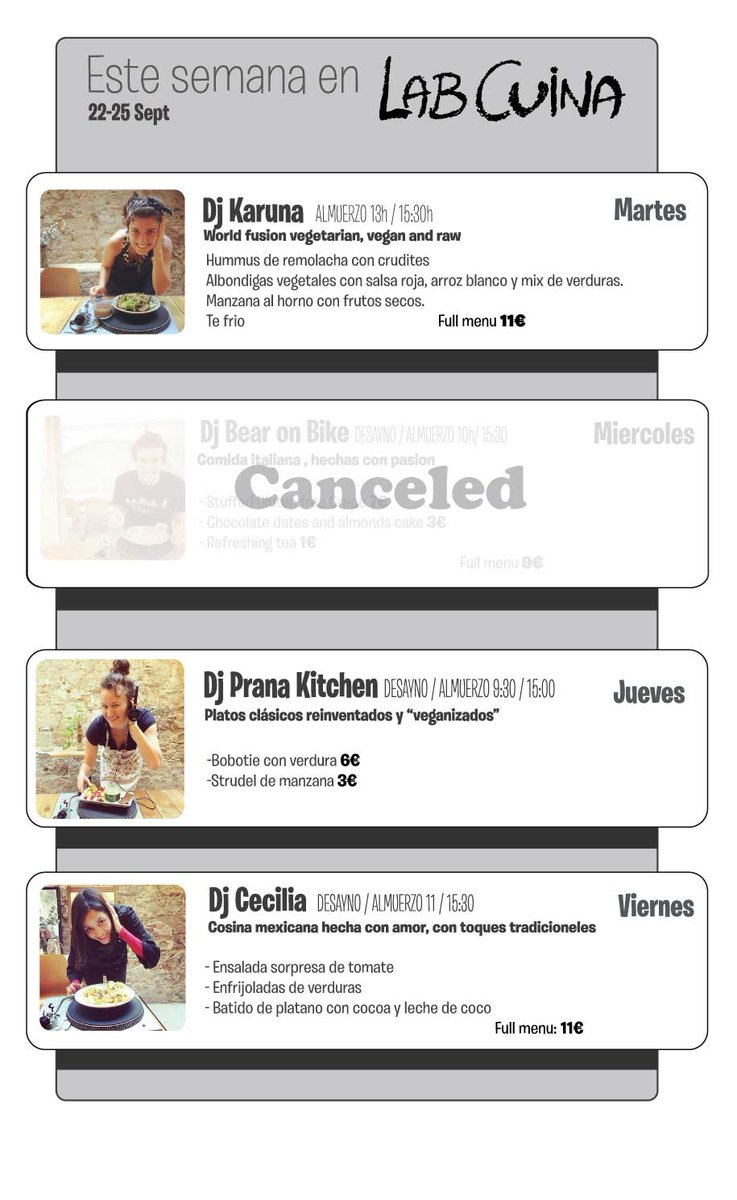 apocapocbcn's tweet photo. Esta semana, Super chicas, Con
Super ideas,
Super comidas!! #CeciliaGuizar #MartinaWastl
#labcuina http://t.co/5jALLPT6bS