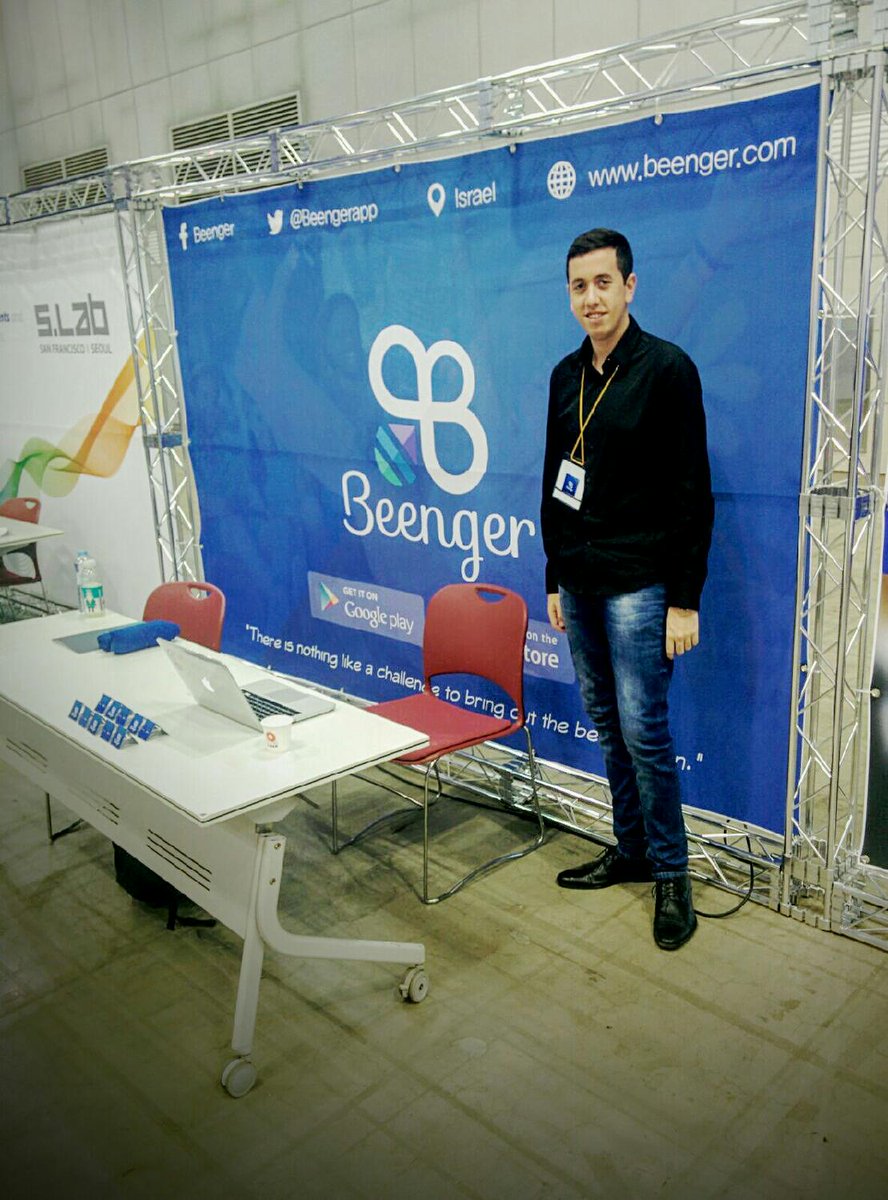 ElegantMonkeys's tweet photo. VP Nimrod Kramer, introduces #BeengerApp to the Koreans.
@ Global Startup Conference, Seoul http://t.co/FEhStMYlJZ