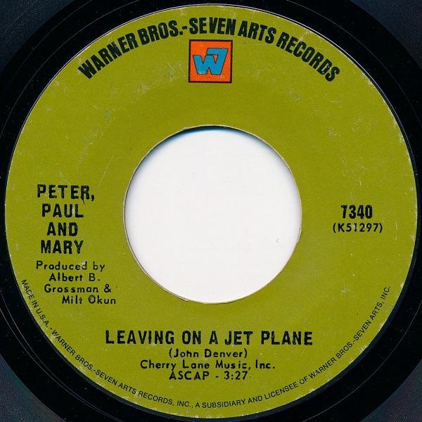 vinyl_crow's tweet photo. Gearing up for holiday! Listening to Peter, Paul &amp; Mary - Leaving On A Jet Plane #VinylCrow #nowspinning #music http://t.co/AHCik03WUD