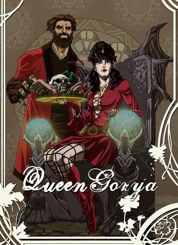 Throwback to our favorite artist <a href="/Adrianbarrios/">Adrian Barrios</a> rendition of Queen Gorya and Terry the Wolfman queengorya.com