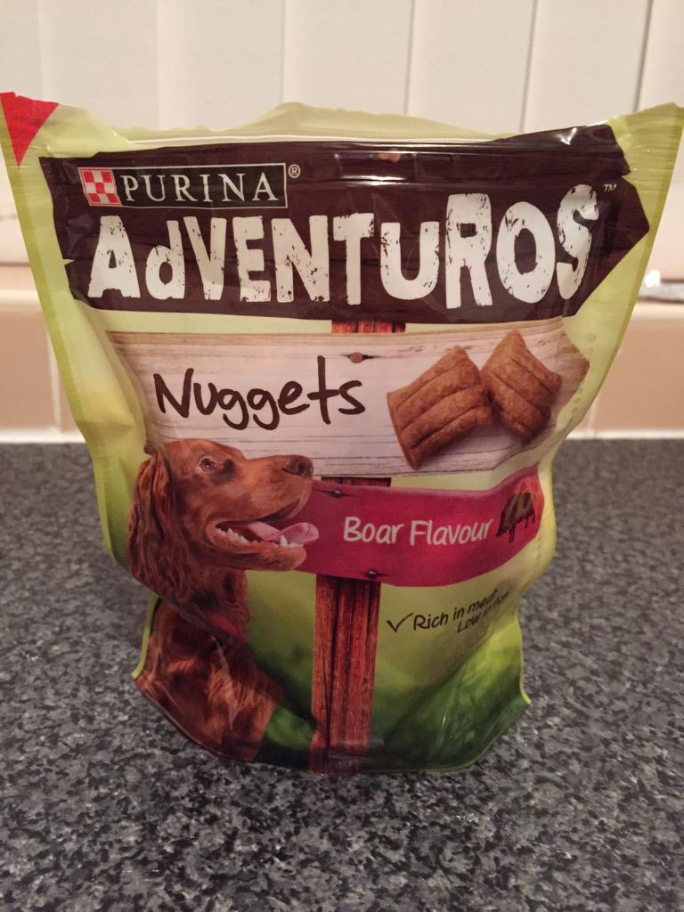 twinmum35's tweet photo. @PurinaUK our dog is obsessed with the new #adventuros treats. Keeps clawing at the draw where they are 😂 http://t.co/cHLuOkN6l4