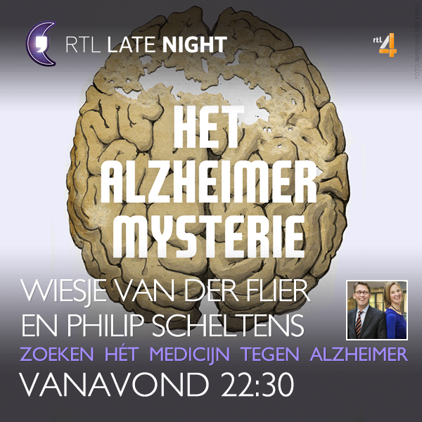 Van der Flier en Scheltens schreven #HetAlzheimerMysterie over de oorsprong én genezing van Alzheimer. #RTLLN