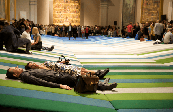 AveryBoardman's tweet photo. In celebration of #LDF15 we're reminiscing about @Bouroullec's brilliant #TextileField #LDF11 http://t.co/mkezAaJm1H http://t.co/phAcnmw9j1