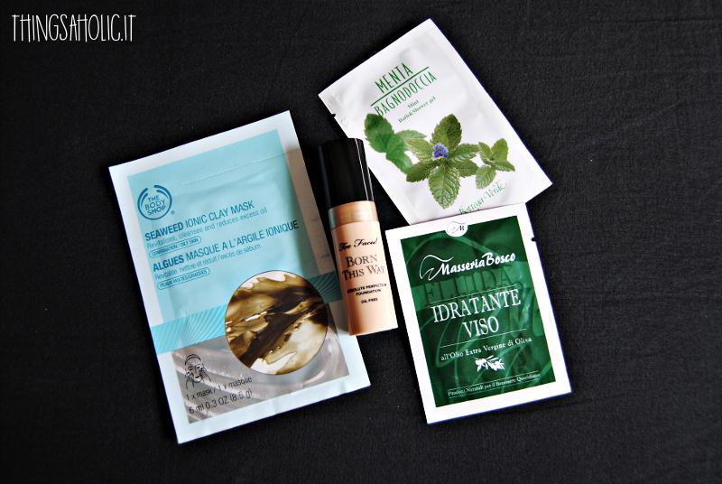 thingsaholic's tweet photo. E' tempo di #SampleMonday con @Bottegaverde @TooFaced @ShopTheBodyShop e Masseria Bosco! - http://t.co/RnCYqlAktL http://t.co/dLDep1AHwG