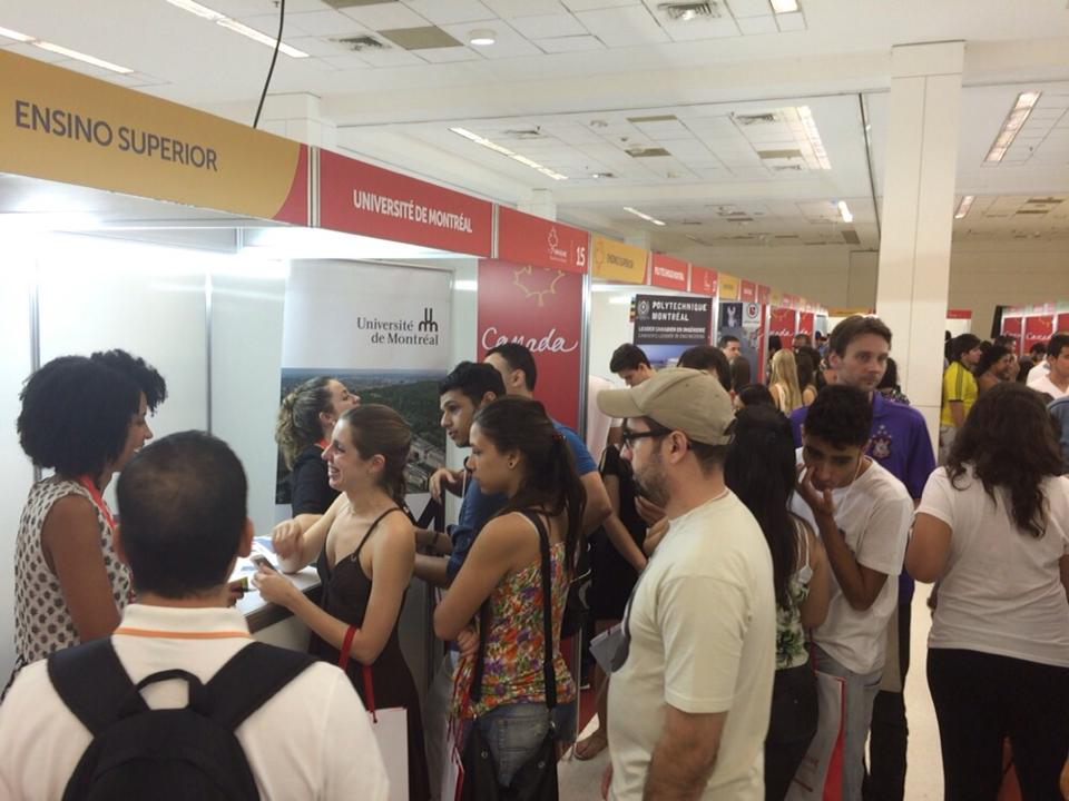 Vejam o Stand da Univ de Montréal na Imagine Estudar no Canadá, dias 19 e 20/09 em São Paulo. on.fb.me/1JHN4X9