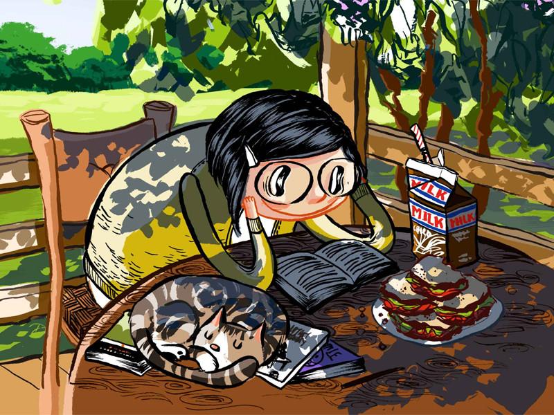 With a fondness for food & comics, illustrator @rosenafung chats w/ our grrl @enchantinghost: bit.ly/1FXMzDz