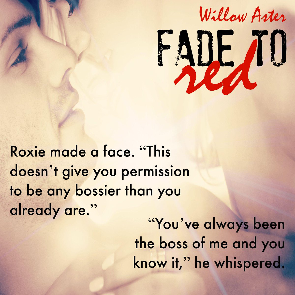 babblingchatter's tweet photo. #ReleaseDayBlitz #FadeToRed by @WillowAster #willowaster http://t.co/lYLAif3pHD http://t.co/qVx51NIivK