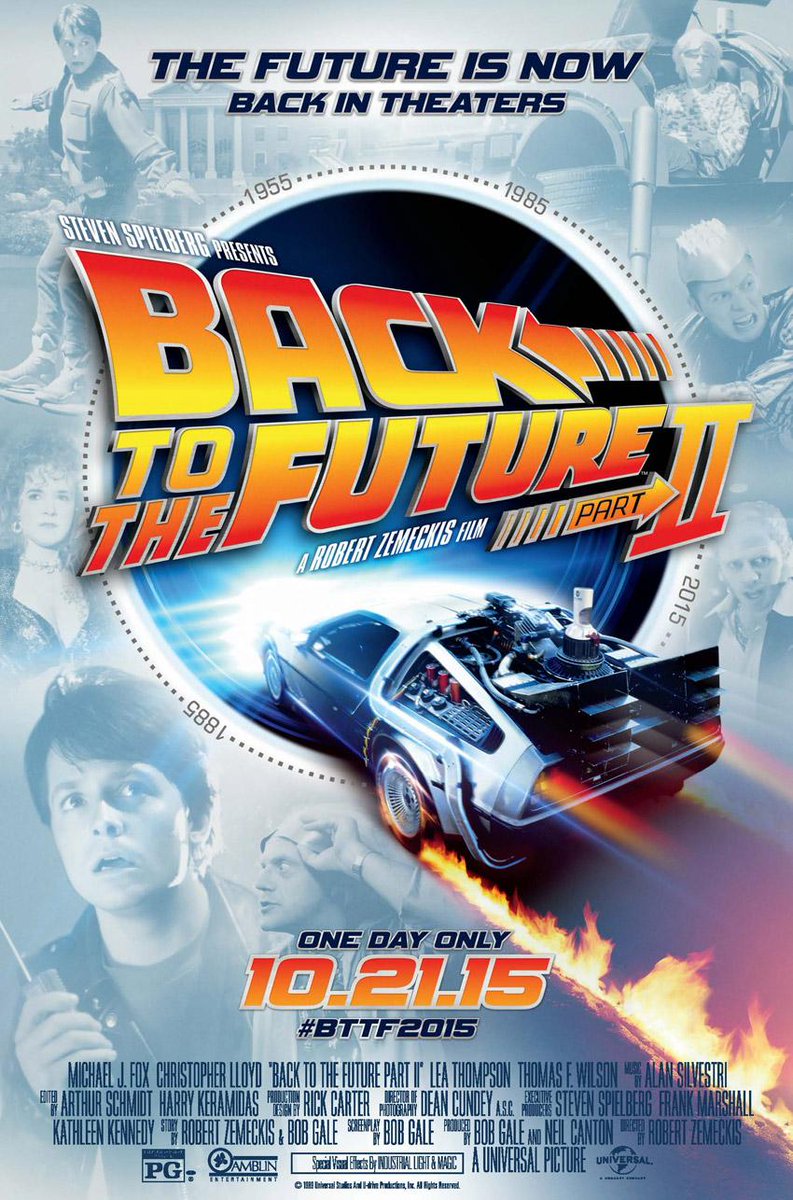 BacktotheFuture's tweet photo. Celebrate the iconic 10/21/15 date by catching @BacktotheFuture Part II on the BIG SCREEN! http://t.co/XL1fMi3tAS http://t.co/mQJPs2OFX3