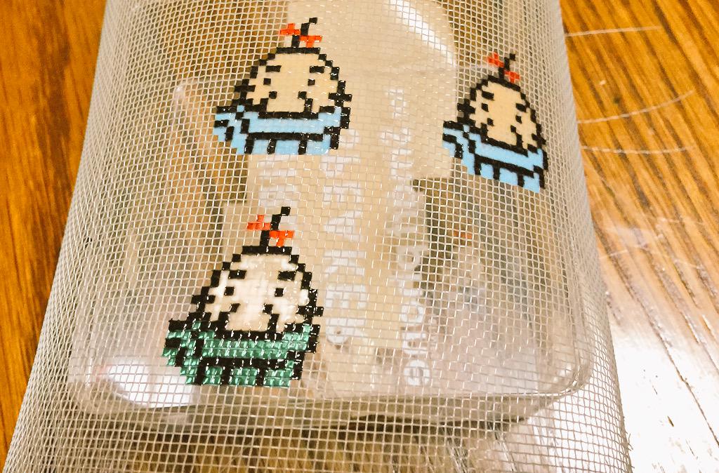 Sasuke Auf Twitter 網戸ット レジンでどせいさんキーホルダーを作成しました 表裏関係なく光を通すからなかなか良い感じです Mother2 8bit Shugei 網戸ット レジン Http T Co Pbarwitn2m