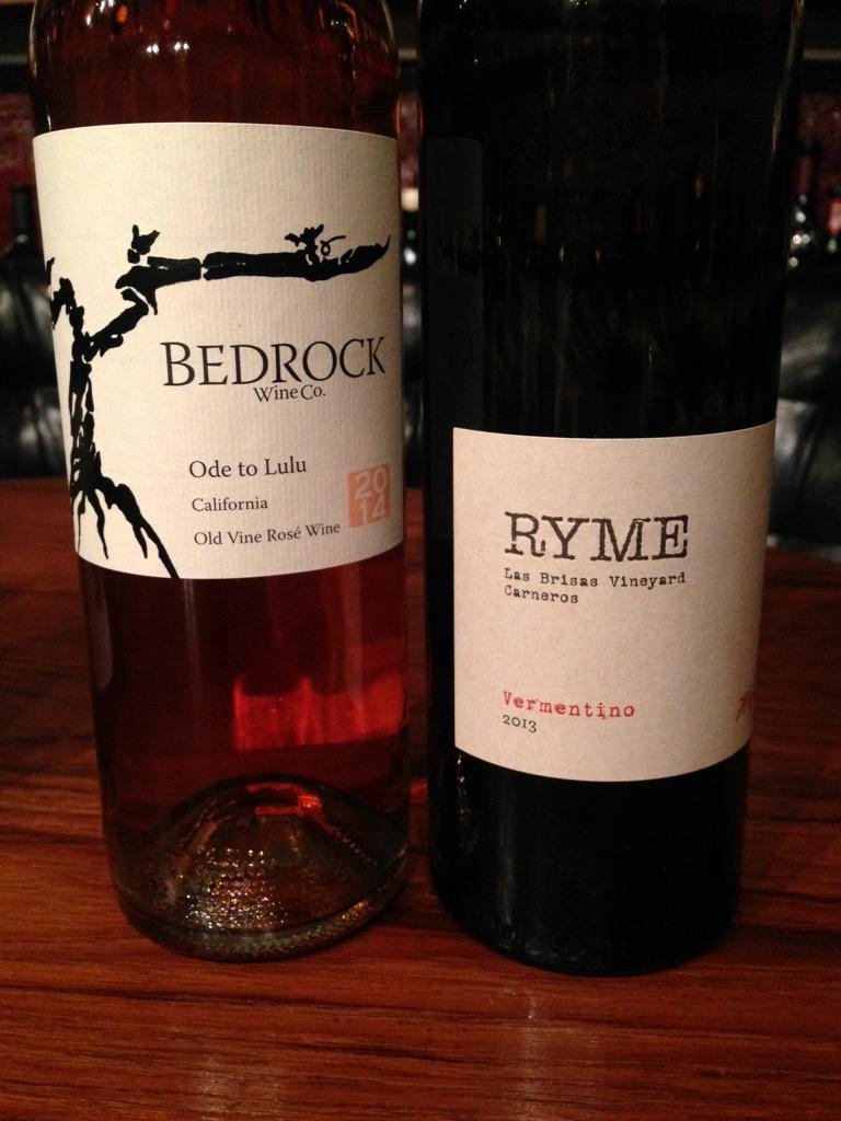 <a href="/Saxonandparole/">Saxon + Parole</a> tonight at 530 $20 to taste awesome Cali wines with <a href="/jbonne/">Jon Bonné</a> <a href="/BedrockWineCo/">MorganTwainPetersonMW</a> <a href="/RymeCellars/">Ryme Cellars</a> @dpolaner