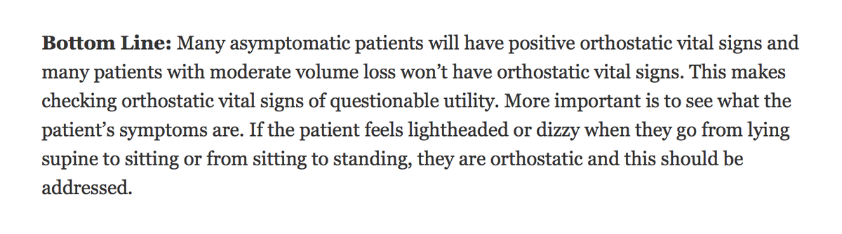 BrianGilberti's tweet photo. Good stuff from @emlyceum on syncope in the ED: http://t.co/4n3ZAjG4Iw …

Bottom line on orthostatics is my favorite http://t.co/08o48d7ype