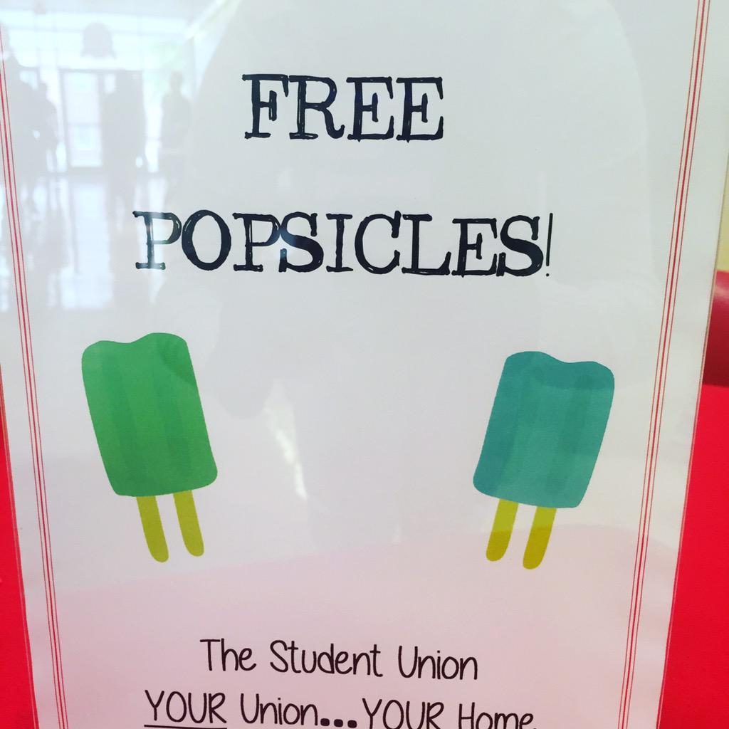 NichollsUnion's tweet photo. Come cool down with us here in the Student Union right now!😋 http://t.co/6QIxmShwYI