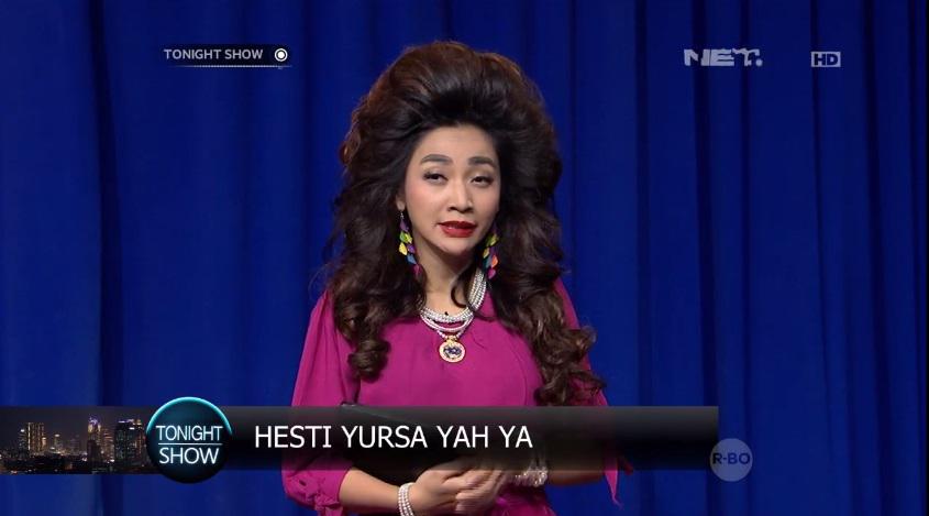 Hesti Purwadinata yang menjadi Hesti Yursa Yah Ya