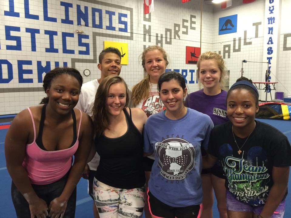 SIUC's tweet photo. This weeks #RSO_OTW is the Saluki Gymnastics Club. The club was started in 2005 with just 3 members. http://t.co/SNKNAO56Ou