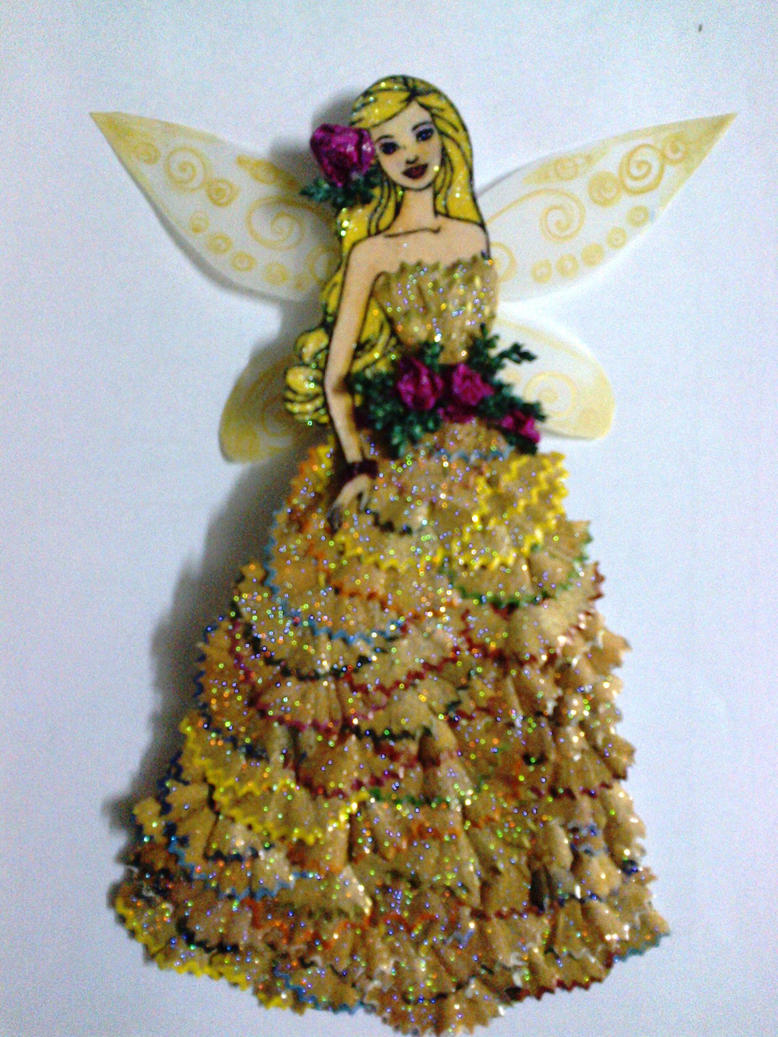 Ishrat Jahan Swarna on Twitter: "Dress made out of pencil shavings