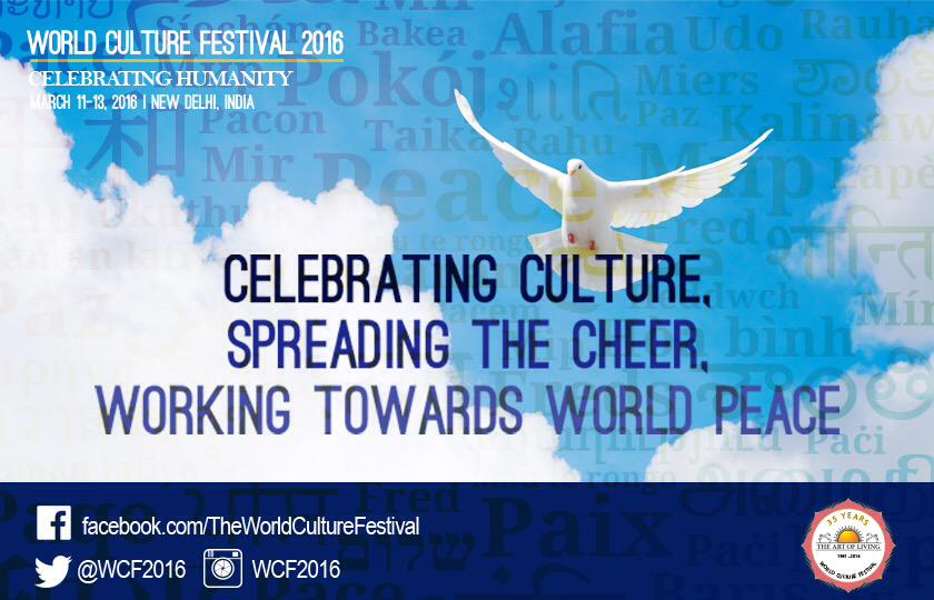 artoflivingusa's tweet photo. Celebrating Culture! Spreading some Cheer! And working towards world peace! #WCF2016 - #VoiceOfPeace http://t.co/Iv2yI1ecgC