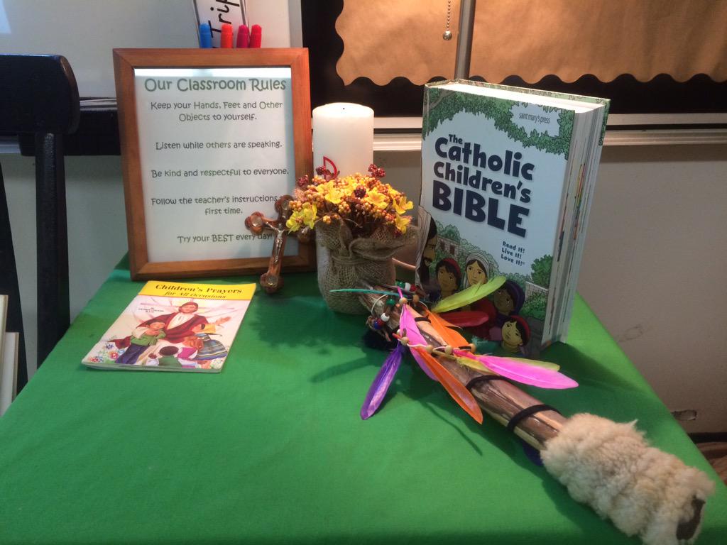 Mrs. Giesbrecht’s Class on Twitter "Our classroom prayer table is