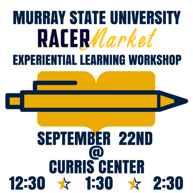#RacerMarket is tomorrow! Find out how to gain experiential learning for a great addition to your resume! Please RT!