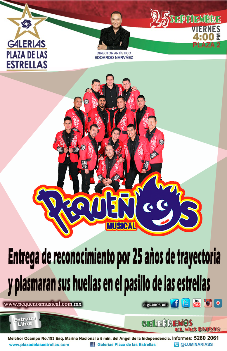 PequenosMusical's tweet photo. Este 25 de septiembre #Separtede #Plasmarhuellas en @Plaza_Estrellas en punto de las 4:00 pm @PequenosMusical http://t.co/jmcgiYmtnH