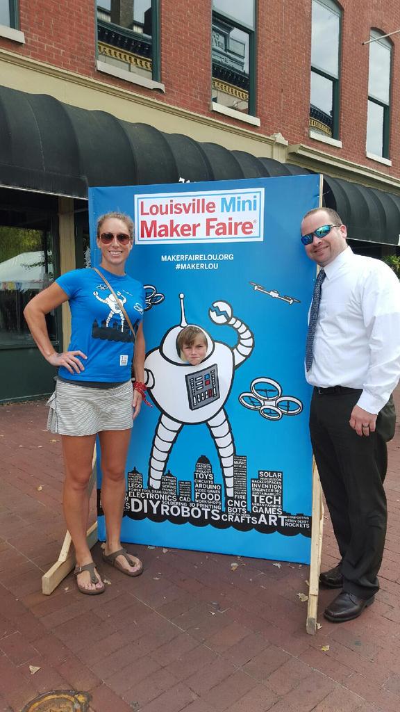 TriBlueCorp's tweet image. The TriBlue team had a great time at #MakerLou on Saturday! @VogtAwards  @EnterpriseLou