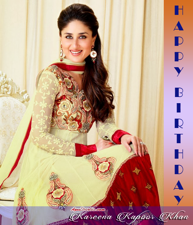 Team ApnaShowbiz wishes you a very Happy Birthday Kareena Kapoor Khan.   