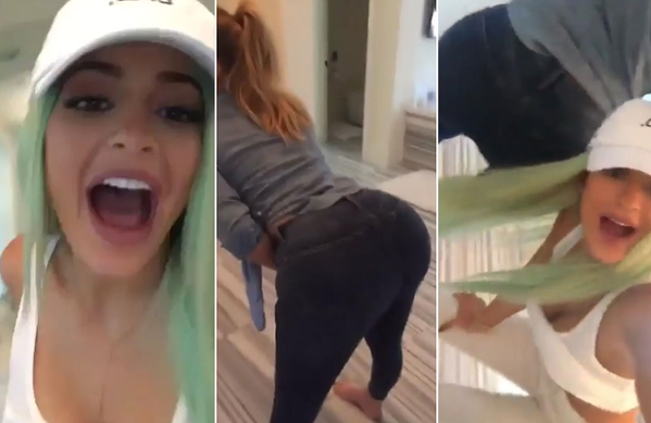 Who won?  <a href="/KylieJenner/">Kylie Jenner</a> vs. <a href="/khloekardashian/">Khloé</a> #TwerkOff #TwerkinIt