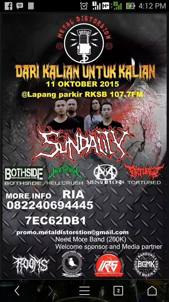 Metal Distorsion (@metsos107_7fm) on Twitter photo 11 oktober <a href="/sundalitytweter/">SUNDALITY</a> <a href="/bothside96/">BOTHSIDE OFFICIAL</a>  <a href="/HellcrushBdg/">HELLCRUSH</a> <a href="/Mesadiplosis/">Mesadiplosis</a> @tortured_ and need more band 11 oktober <a href="/sundalitytweter/">SUNDALITY</a> <a href="/bothside96/">BOTHSIDE OFFICIAL</a>  <a href="/HellcrushBdg/">HELLCRUSH</a> <a href="/Mesadiplosis/">Mesadiplosis</a> @tortured_ and need more band