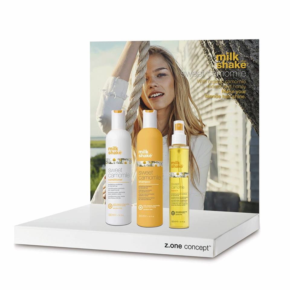 1EutopiaBeauty's tweet photo. We still have the Milk Shake Sweet Camomile trio deal! #blondehair #revives #shampoo #conditioner #leaveinconditioner http://t.co/kmPNBjrRyP