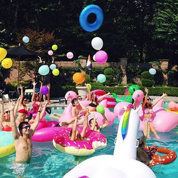 Who said summer was over? #poolparty #endlesssummer #whamo #pooltoys