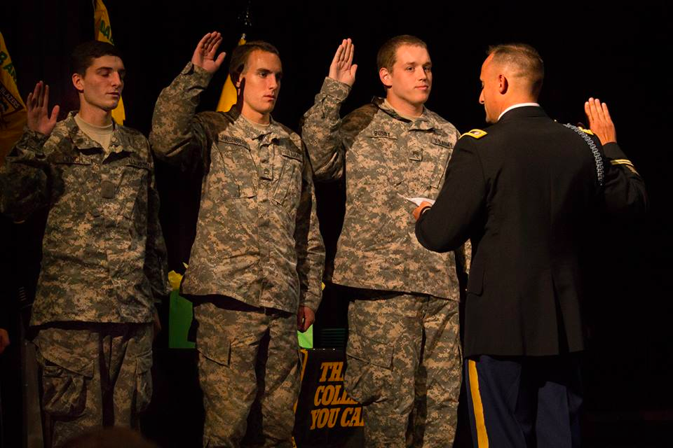 uabrotc's tweet photo. UAB ROTC Contracts 3 new Cadets into the program: CDTs Lynch, Shallenberger, and Busby. Welcome to the family, boys!! http://t.co/7a3zmybONh