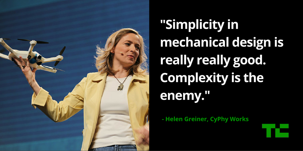 LiveStreetSmart's tweet photo. "@TechCrunch: .@helengreiner talks about the future of drones at #TCDisrupt http://t.co/RyvD5m3URT"@transcendaix