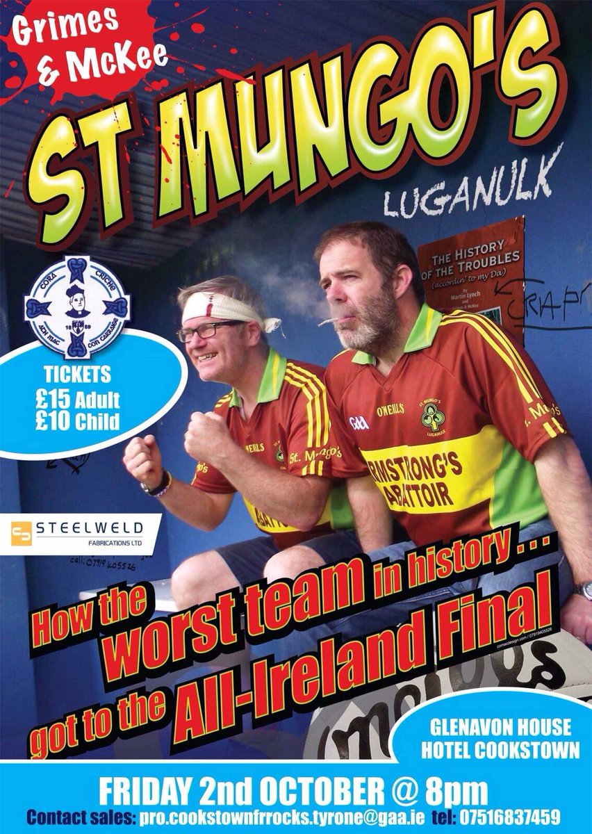 teamtalkmagLIVE's tweet photo. @FrRocksGFC Set to Host @StMungosGAA on Friday 2nd October http://t.co/HzbGlGjI6K http://t.co/QVZvANoIbS